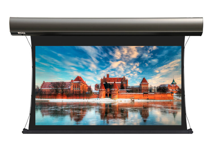Cinema Tensioned Control 186x317 см (раб.область 165x295 см 16:9) (133") Matte White Sound